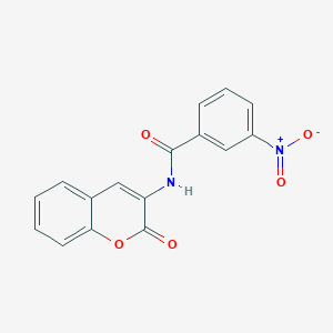 molecular formula C16H10N2O5 B5799038 3-nitro-N-(2-oxo-2H-chromen-3-yl)benzamide 