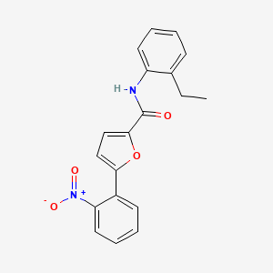 molecular formula C19H16N2O4 B5799055 N-(2-ethylphenyl)-5-(2-nitrophenyl)-2-furamide 