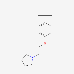 molecular formula C16H25NO B5799128 1-[2-(4-tert-butylphenoxy)ethyl]pyrrolidine 