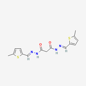 N'~1~,N'~3~-bis[(5-methyl-2-thienyl)methylene]malonohydrazide
