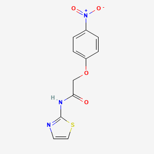 molecular formula C11H9N3O4S B5799191 2-(4-nitrophenoxy)-N-1,3-thiazol-2-ylacetamide 