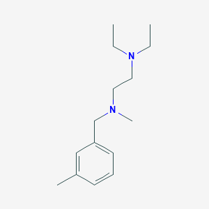 molecular formula C15H26N2 B5799231 N,N-diethyl-N'-methyl-N'-(3-methylbenzyl)-1,2-ethanediamine 