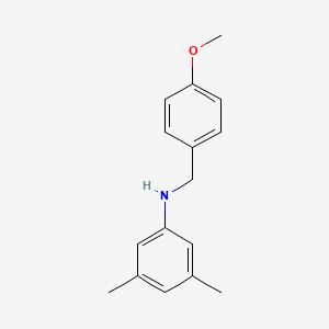 molecular formula C16H19NO B5799327 (3,5-dimethylphenyl)(4-methoxybenzyl)amine 
