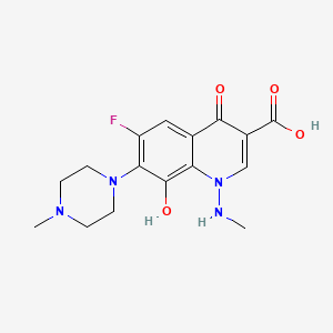 molecular formula C16H19FN4O4 B579940 Marbofloxacin Impurity D CAS No. 117380-92-4
