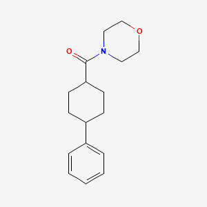 molecular formula C17H23NO2 B5799408 4-[(4-phenylcyclohexyl)carbonyl]morpholine 