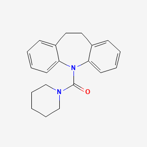 molecular formula C20H22N2O B5799426 5-(1-piperidinylcarbonyl)-10,11-dihydro-5H-dibenzo[b,f]azepine 