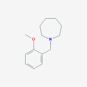 molecular formula C14H21NO B5799471 1-(2-methoxybenzyl)azepane 