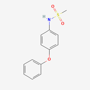 molecular formula C13H13NO3S B5799485 N-(4-phenoxyphenyl)methanesulfonamide 