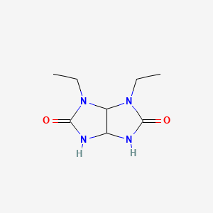 molecular formula C8H14N4O2 B5799490 1,6-二乙基四氢咪唑并[4,5-d]咪唑-2,5(1H,3H)-二酮 CAS No. 139091-78-4
