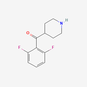 B579950 (2,6-Difluorophenyl)-piperidin-4-ylmethanone CAS No. 1388072-44-3
