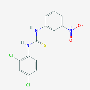 molecular formula C13H9Cl2N3O2S B5799581 N-(2,4-dichlorophenyl)-N'-(3-nitrophenyl)thiourea 