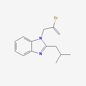 molecular formula C14H17BrN2 B5799621 1-(2-bromo-2-propen-1-yl)-2-isobutyl-1H-benzimidazole 