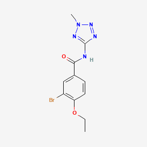 molecular formula C11H12BrN5O2 B5799675 3-bromo-4-ethoxy-N-(2-methyl-2H-tetrazol-5-yl)benzamide 