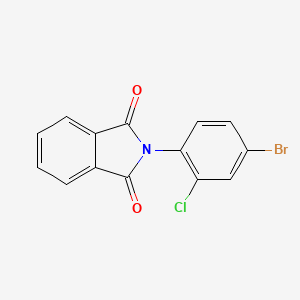 molecular formula C14H7BrClNO2 B5799700 2-(4-bromo-2-chlorophenyl)-1H-isoindole-1,3(2H)-dione 