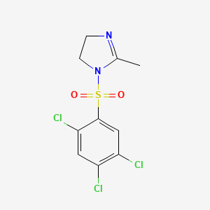 molecular formula C10H9Cl3N2O2S B5799712 2-methyl-1-[(2,4,5-trichlorophenyl)sulfonyl]-4,5-dihydro-1H-imidazole 