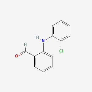 molecular formula C13H10ClNO B579981 2-((2-氯苯基)氨基)苯甲醛 CAS No. 71758-44-6