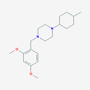 molecular formula C20H32N2O2 B5799879 1-(2,4-dimethoxybenzyl)-4-(4-methylcyclohexyl)piperazine 