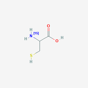 molecular formula C3H7NO2S B579992 L-Cysteine 15N CAS No. 204523-09-1