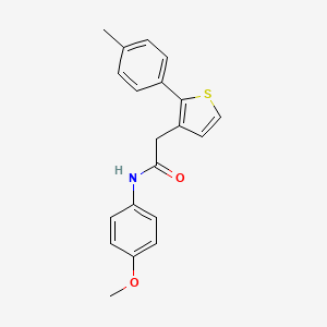 molecular formula C20H19NO2S B5799938 N-(4-methoxyphenyl)-2-[2-(4-methylphenyl)-3-thienyl]acetamide 