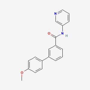 molecular formula C19H16N2O2 B5799997 4'-methoxy-N-3-pyridinyl-3-biphenylcarboxamide 