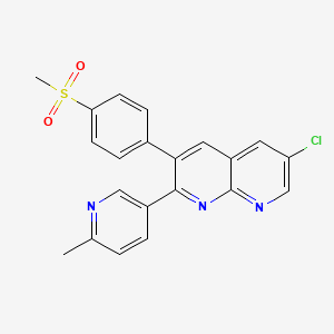 molecular formula C21H16ClN3O2S B580006 Etoricoxib Impurity 12 CAS No. 646459-41-8