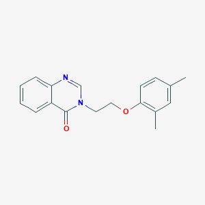 molecular formula C18H18N2O2 B5800076 3-[2-(2,4-dimethylphenoxy)ethyl]-4(3H)-quinazolinone 