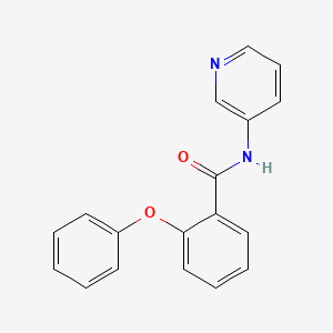 molecular formula C18H14N2O2 B5800087 2-phenoxy-N-3-pyridinylbenzamide 