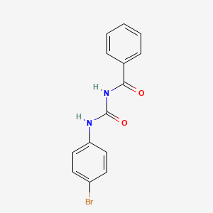 molecular formula C14H11BrN2O2 B5800174 N-{[(4-bromophenyl)amino]carbonyl}benzamide 