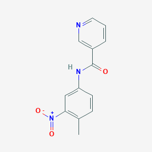 molecular formula C13H11N3O3 B5800251 N-(4-methyl-3-nitrophenyl)nicotinamide 