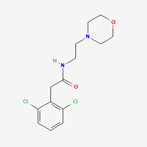 molecular formula C14H18Cl2N2O2 B5800270 2-(2,6-dichlorophenyl)-N-[2-(4-morpholinyl)ethyl]acetamide 