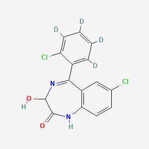 molecular formula C15H10Cl2N2O2 B580033 Lorazepam-D4 CAS No. 84344-15-0