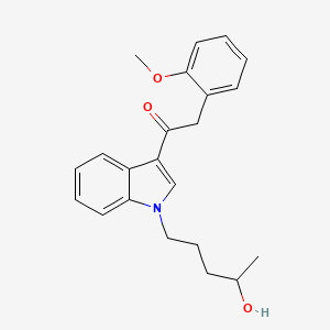 molecular formula C22H25NO3 B580037 JWH 250 N-(4-hydroxypentyl) metabolite CAS No. 1427521-38-7