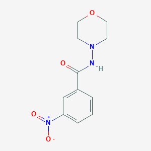 molecular formula C11H13N3O4 B5800408 N-4-morpholinyl-3-nitrobenzamide CAS No. 418777-51-2