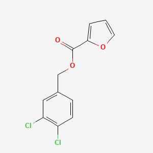 molecular formula C12H8Cl2O3 B5800506 3,4-dichlorobenzyl 2-furoate 