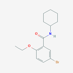 molecular formula C15H20BrNO2 B5800520 5-bromo-N-cyclohexyl-2-ethoxybenzamide 