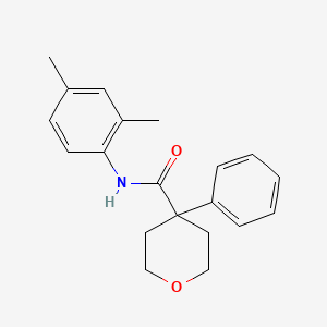 molecular formula C20H23NO2 B5800795 N-(2,4-dimethylphenyl)-4-phenyltetrahydro-2H-pyran-4-carboxamide 