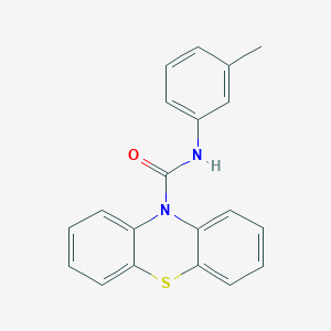molecular formula C20H16N2OS B5800801 N-(3-methylphenyl)-10H-phenothiazine-10-carboxamide 
