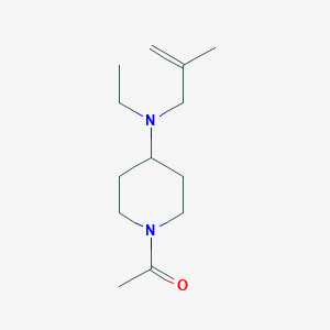 molecular formula C13H24N2O B5800803 1-acetyl-N-ethyl-N-(2-methyl-2-propen-1-yl)-4-piperidinamine 