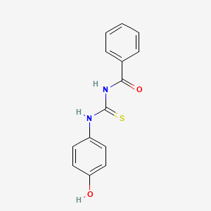 N-{[(4-hydroxyphenyl)amino]carbonothioyl}benzamide