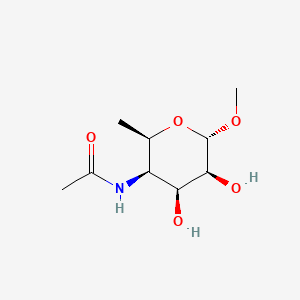 N-[(2R,3R,4S,5S,6S)-4,5-dihydroxy-6-methoxy-2-methyloxan-3-yl]acetamide