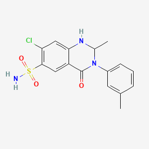 molecular formula C16H16ClN3O3S B580101 m-Metolazone CAS No. 50869-25-5