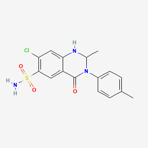 molecular formula C16H16ClN3O3S B580103 p-Metolazone CAS No. 28508-63-6