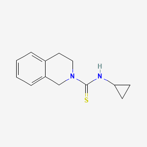 molecular formula C13H16N2S B5801040 N-cyclopropyl-3,4-dihydro-2(1H)-isoquinolinecarbothioamide 