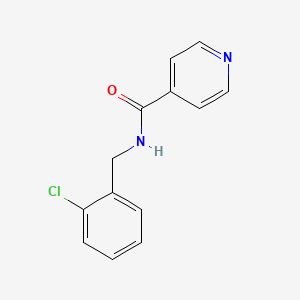 molecular formula C13H11ClN2O B5801053 N-(2-chlorobenzyl)isonicotinamide 