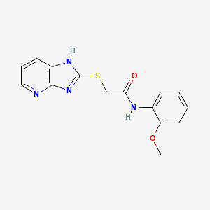 2-(3H-imidazo[4,5-b]pyridin-2-ylthio)-N-(2-methoxyphenyl)acetamide