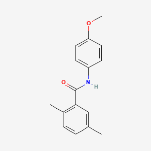 molecular formula C16H17NO2 B5801121 N-(4-methoxyphenyl)-2,5-dimethylbenzamide CAS No. 701218-61-3