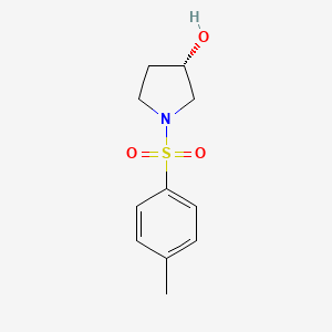 molecular formula C11H15NO3S B580115 (S)-1-甲苯磺酰基吡咯烷-3-醇 CAS No. 943587-25-5
