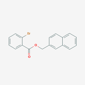 molecular formula C18H13BrO2 B5801162 2-naphthylmethyl 2-bromobenzoate 