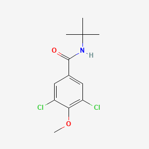molecular formula C12H15Cl2NO2 B5801177 N-(tert-butyl)-3,5-dichloro-4-methoxybenzamide 