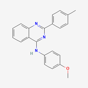 N-(4-methoxyphenyl)-2-(4-methylphenyl)-4-quinazolinamine